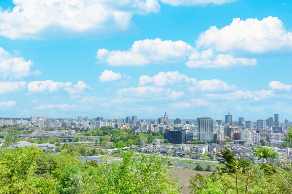 郡山・仙台にある住宅リペア専門のプロ集団｜株式会社IKEDA　みちのくリペア仙台オープン紹介　仙台市街イメージ画像